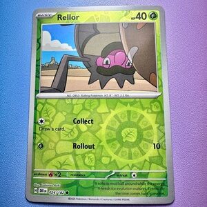 rellor [reverse holo] - 024/182 (common) — pokemon: destined rivals